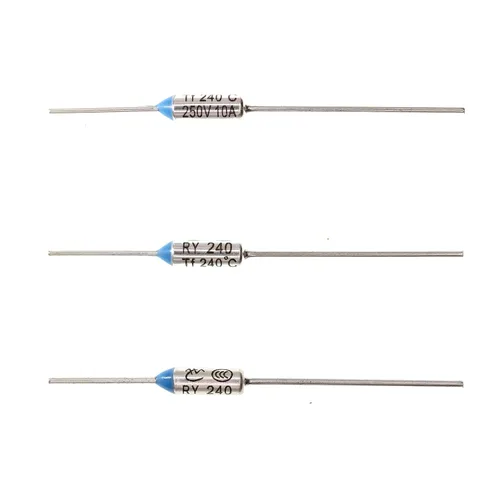 Vista 35 de Fusible térmico de temperatura metálica RY65 149.0 °F 149 ℉ 10A 250V 10 piezas