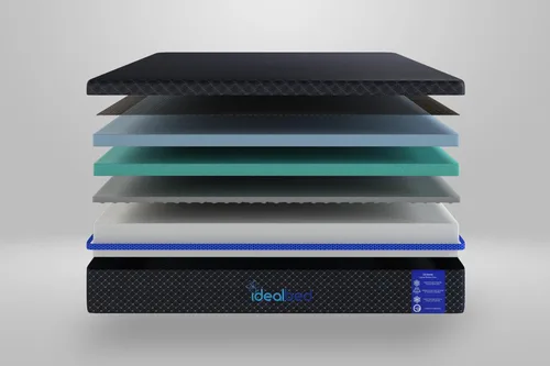 Vista 9 de iDealBed G4 Nova Colchón de espuma viscoelástica de lujo + sistema de sueño ajustable personalizado 3i, comodidad, refrigeración y soporte