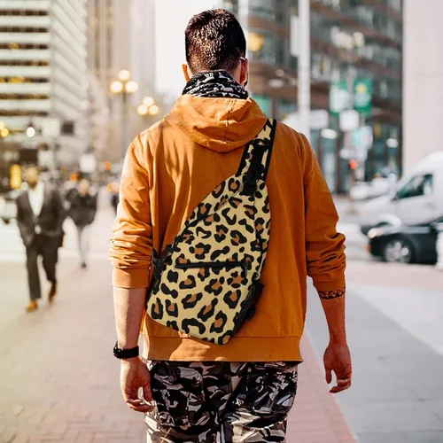 Vista 8 de IMPCOKRU Mochila cruzada para hombres y mujeres, mochila de hombro ligera para deportes casuales, viajes, senderismo., camuflaje
