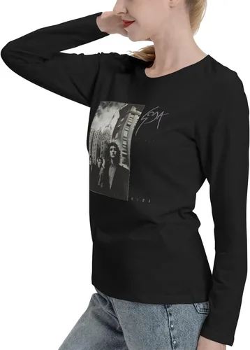 Vista 3 de Soda Stereo Doble Vida Long Sleeve Women's Casual Loose Round Neck Pullover