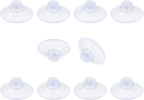 Vista 11 de Paquete de 10 ventosas de PVC transparente de 0.709 in para muebles