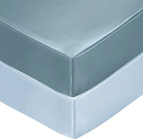 Vista 14 de SiinvdaBZX Sábanas de Satén para Mini Cuna 38 x 24 Pulgadas, Sábanas Sedosas y Suaves para Mini Cuna Portátil, Funda de Colchón, Sábanas para Corral