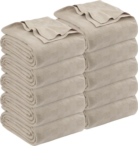 Vista 41 de Utopia Bedding - Manta térmica 100% algodón, color negro, tamaño Queen, 90 x 90 pulgadas Manta ligera y transpirable para primavera y verano