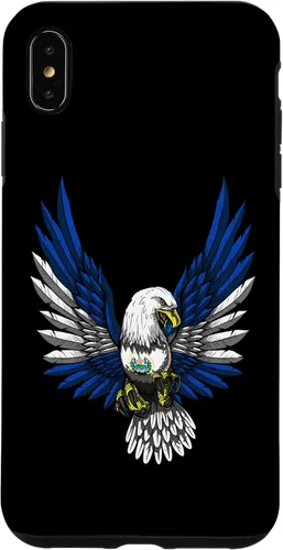 Vista 7 de Funda para iPhone 12 mini con bandera de El salvador y águila salvadoreña