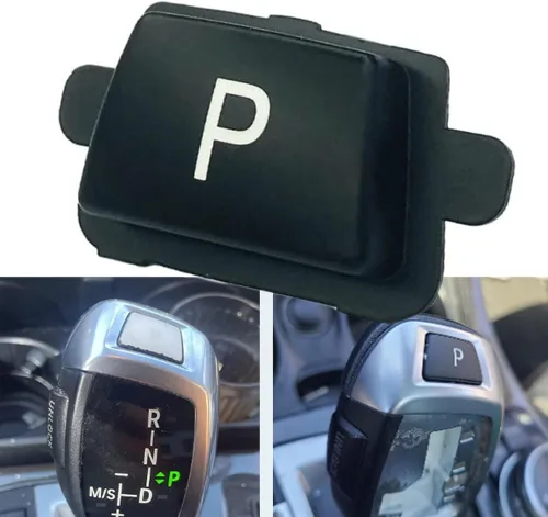 Vista 9 de Pomo de palanca de cambios de repuesto compatible con BMW Serie 3 E90 E91 2011-2012/5 Series E60 E61 2008-2010