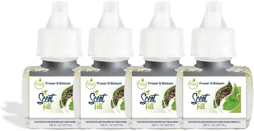 Vista 34 de Scent Fill Ambientador enchufable de sidra de manzana, 4 recambios de aceite perfumado