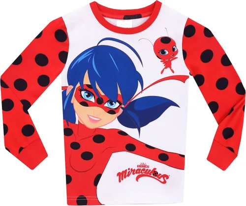 Vista 3 de Miraculous Pijamas Conjuntos de pijama para niñas Pijamas para niños de Ladybug