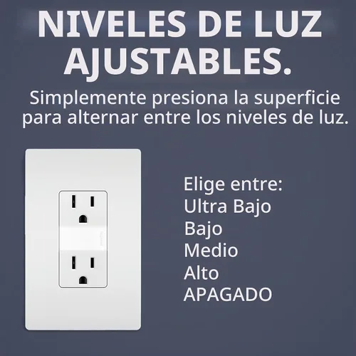 Vista 2 de Pass & Seymour Legrand NTL885TRICC6 - Enchufe con luz nocturna LED (15 A IVY)