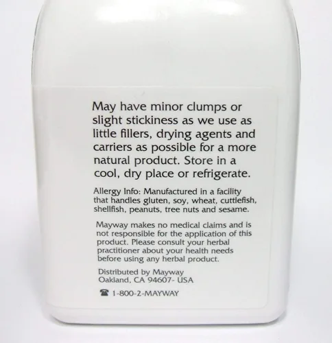Vista 5 de Gastrodia Elata Rhizome / Tian Ma Extracto Polvo 3.53 oz Plum Flower