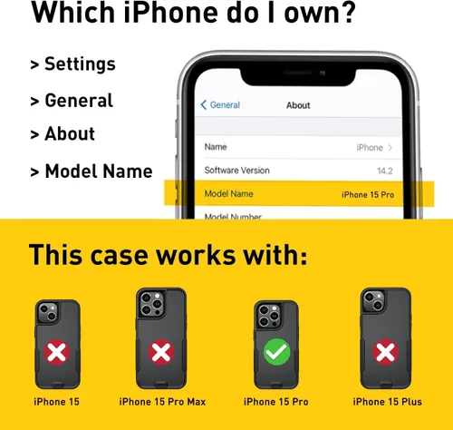 Vista 2 de Xmon Funda magnética para iPhone 15 Pro [probada contra caídas de grado militar y con MagSafe] Protector de pantalla de vidrio templado con lente