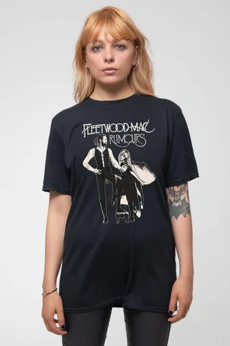 Vista 3 de Fleetwood Mac Camiseta Rumours Album Band Logo Oficial Hombres Negro Talla XXXXL, Negro