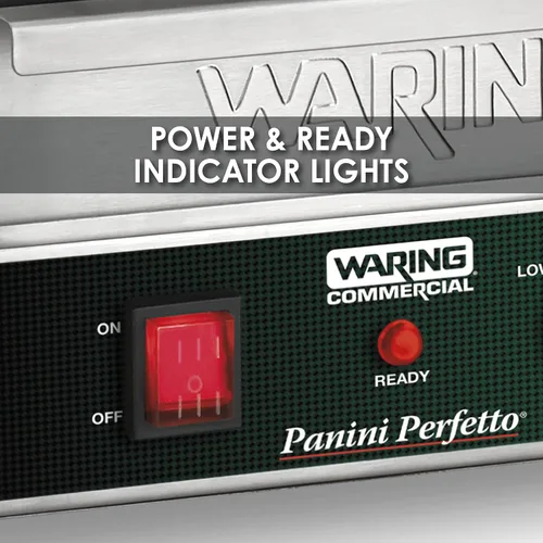Vista 2 de Waring Commercial WFG275 - Parrilla plana de tostado de tamaño completo de 14 x 14 pulgadas, 120 V, 1800 W, enchufe de 5 a 15 fases