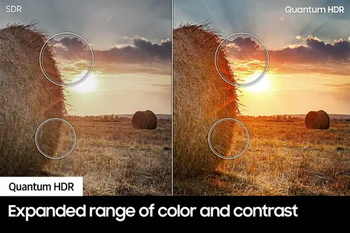 Vista 4 de SAMSUNG - Smart TV Class QLED 4K de 65 pulgadas de la serie Q60B, LED Quantum HDR, Motion Xcelerator, Object Tracking Sound Lite, diseño ultra