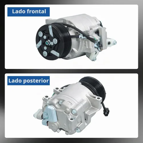 Vista 5 de WFLNHB Compresor de Aire AC Reemplazo para Honda Civic 2006 2007 2008 2009 2010 2011 1.8L CO 4918AC