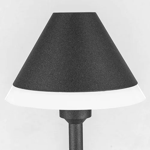 Vista 8 de Luces de poste para exteriores, paraguas, lámpara LED de hierba de aluminio con forma de enchufe simple y creativo, par de iluminación al aire libre