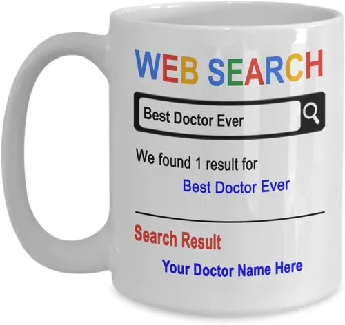 Vista 5 de SpreadPassion Taza personalizada del doctor, taza del mejor doctor, taza personalizada del médico, regalo para el doctor, regalo de agradecimiento