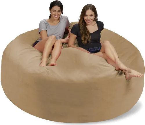 Vista 49 de Chill Sack Bean Bag Funda para silla, 3 pies, microgamuza - Oliva