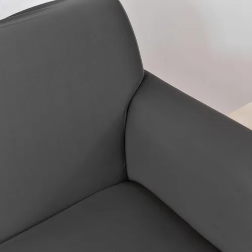 Vista 3 de Konsilsa Funda elástica para sofá de 1/2/3/4 plazas, funda universal para sillón suave, lavable, antideslizante, adecuada para protector de muebles