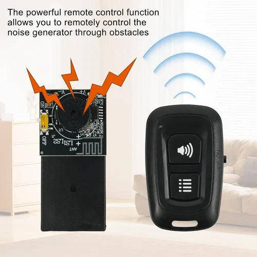 Vista 8 de SHENGSEN Broma de Cricket Noise Maker con control remoto, dispositivo de broma de sonido molesto oculto, juguetes molestos para adultos y niños