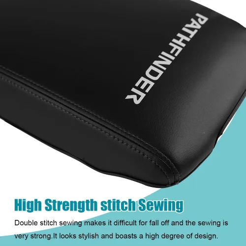 Vista 3 de LEXLEY, Funda protectora de piel impermeable con logotipo de Pathfinder, funda protectora de cuero antiarañazos para Nissan 2022 2023 2024 2025 2026