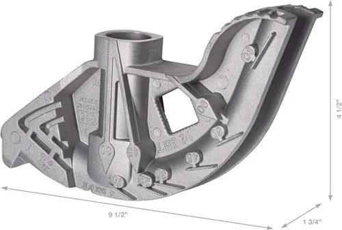 Vista 3 de Gardner Bender 960 BigBen - Cabezal doblador manual de conducto de aluminio, de ½ pulgada rígida, medidas estándar de la industria, se adapta a