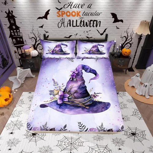 Vista 11 de Juego de ropa de cama con estampado de leopardo, tamaño individual, juego de cama de guepardo africano para decoración de dormitorio