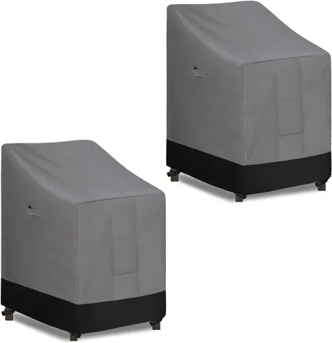 Vista 20 de Easy-Going Funda para Silla Apilable de Exterior Resistente, Funda para Silla de Patio Impermeable, Funda para Muebles de Exterior Resistente al