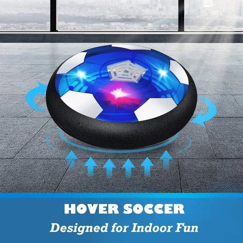 Vista 2 de Juguetes para niños, pelota de fútbol flotante recargable, relleno de calcetines para niños, juegos de interior con luz intermitente para Navidad