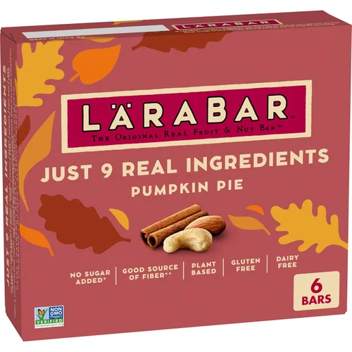 Vista 32 de Larabar, pastel de nueces en barra, 1.6 onzas