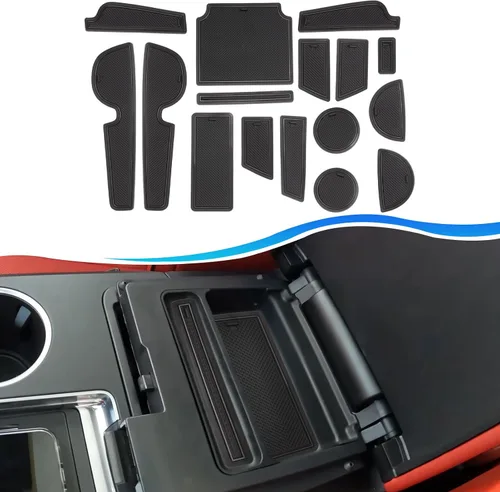 Vista 15 de SXCY Alfombrillas con ranura para puerta Toyota RAV4 2025 para Toyota RAV4 2019-2024 2025, accesorios para portavasos y portavasos 2024 2025 RAV4