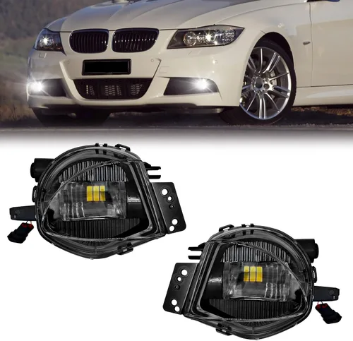 Vista 36 de Luces antiniebla LED y DRL para compatibles con Dodge Dakota 1997 1998 1999 2000/Dodge Durango 1998-2000, un par de luces antiniebla delanteras