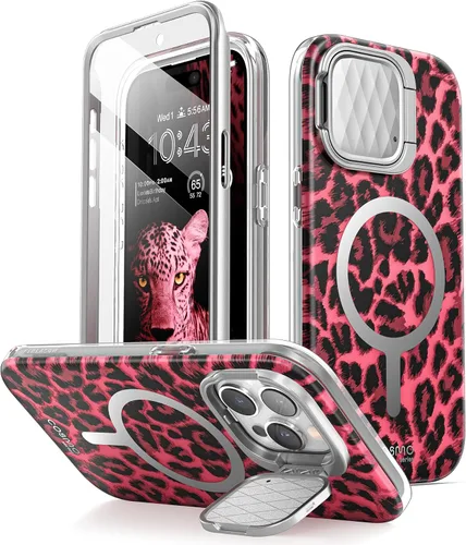 Vista 12 de i-Blason Cosmo - Funda magnética para iPhone 15 Pro Max MagSafe con soporte para funda para cámara, estilo delgado, funda de cuerpo completo