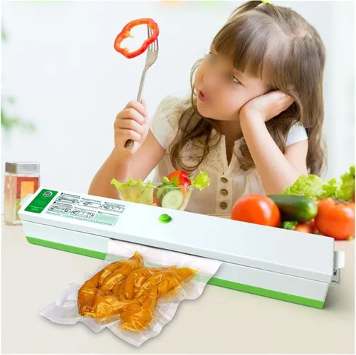Vista 2 de Household Food Vacuum Sealer Packaging Machine Automatic Electric Film Food Sealer Vacuum Packer Vacuum Bags for Food Storage
