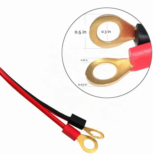 Vista 2 de Enchufe Macho de Encendedor de Cigarrillos a Terminales de Ojal 12V 10 Pies - Cable de Extensión de Enchufe Macho de Encendedor de Cigarrillos 12V