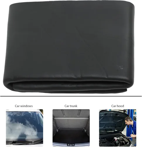 Vista 9 de Car Sound Deadening Insulation Mat 24x40 Inch 8mm Thick Black Vehicle Sound Absorbing Pad for Engine Hood Door Trunk Noise Reduction and Heat