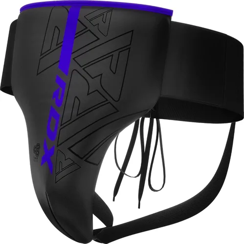 Vista 9 de RDX Protector de ingle para boxeo, Muay Thai, Kickboxing y lucha MMA, equipo abdominal de cuero de piel Maya para entrenamiento de artes marciales