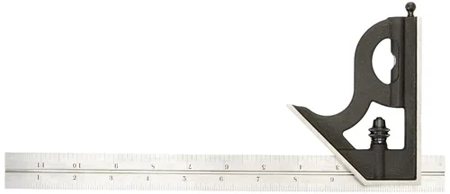 Vista 23 de Starrett Cuadrado combinado de acero con cabeza cuadrada, longitud de hoja