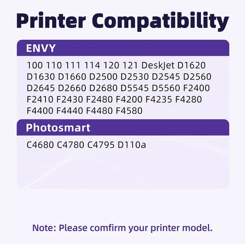 Vista 2 de Paquete combinado de cartuchos de tinta 60XL remanufacturados de repuesto para HP Ink 60 XL 60XL compatible con Deskjet D2530 D2545 F2430 F4440 Envy