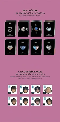 Vista 5 de Dreamus Stray Kids - MAXIDENT [Edición estándar] Álbum+Beneficio de reserva (HEART ver.) (SMK1348)