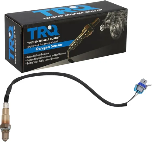 Vista 375 de TRQ Sensor de Oxígeno O2 de 4 Hilos de Banda Estrecha Compatible con VW Atlas 2.0L 2018-21, VW GTI 2.0L 2016-18, Audi A3 Quattro 2.0L 2015-18, VW