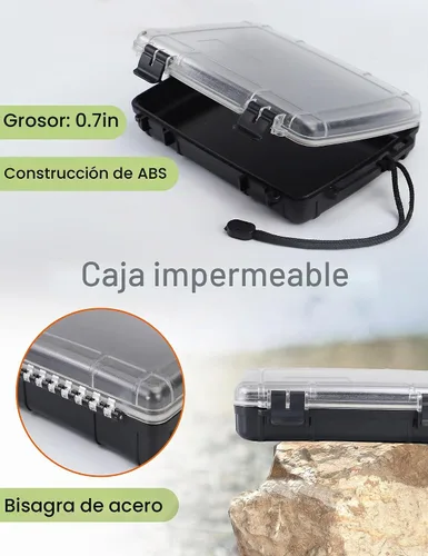 Vista 5 de Caja seca impermeable Contenedores impermeables Caja impermeable para kayak Pequeña caja de almacenamiento impermeable flotante Caja seca para barco