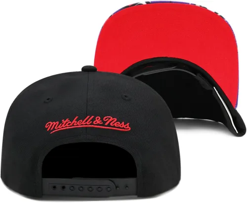 Vista 3 de Mitchell & Ness Toronto Raptors NBA Swingman Pop Snapback Sombrero Gorra Ajustable - Negro, Negro
