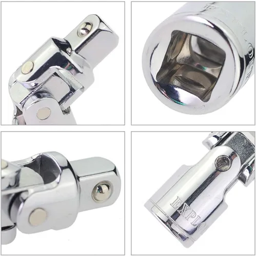 Vista 5 de Junta universal de impacto de aire conjunto conjunto de enchufes 3 piezas, 1/4 '', 3/8 '' y 1/2 '' Drive