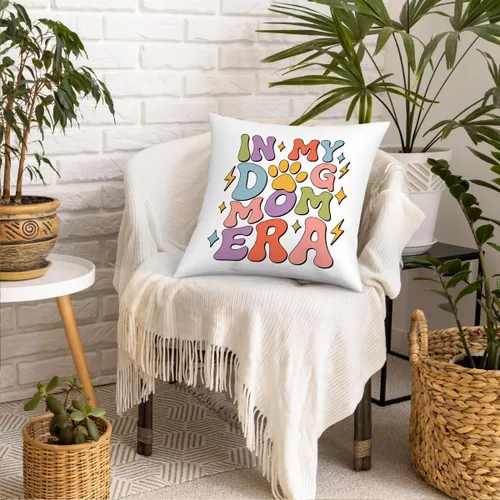 Vista 7 de Fokongna in My Dog Mom era Dog Mom - Fundas de almohada decorativas de 18 x 18 pulgadas, funda de almohada Love Gy Lover Proud Mama Pet Owner