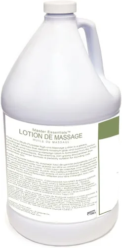 Vista 3 de Master Massage Loción de masaje sin perfume en botella de 1 galón.