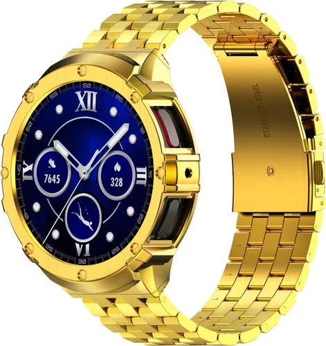 Vista 8 de HASLFM Caja de acero inoxidable y bandas compatibles con Samsung Galaxy Watch 7 8 Ultra 47mm/ Galaxy Watch 5 Pro 45mm/ Galaxy Watch 6/5/4 44mm