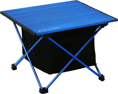 Vista 19 de ROCK CLOUD Mesa de campamento portátil de aluminio ultraligera, mesa de playa plegable para camping, senderismo, mochileros, picnic al aire libre