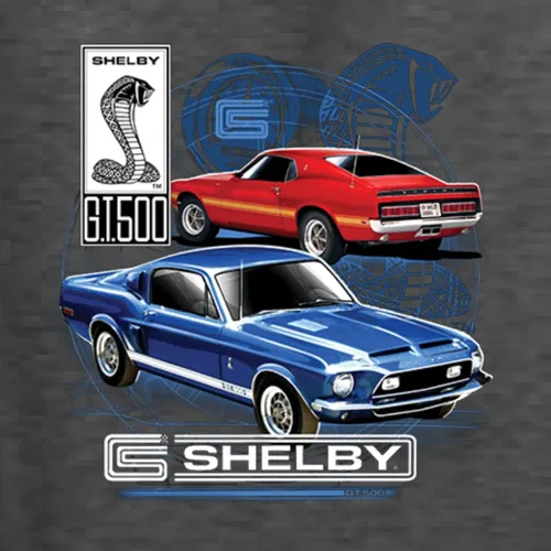 Vista 2 de Wild Bobby Shelby GT 500 Cobra Ford Motors - Regalo oficial para hombres, automóviles y camiones, sudadera unisex con cuello redondo
