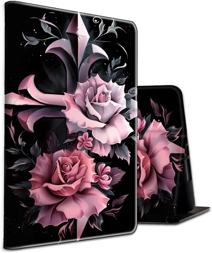Vista 15 de Funda para tablet Amazon Kindle Fire HD 8/HD 8 Plus versión 2022/2020 (12ª/10ª generación), fundas antideslizantes multiángulo con función