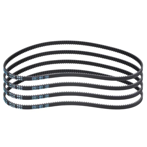 Vista 16 de uxcell 4 piezas HTD-3M Correa de Distribución de Goma 48 Dientes, Longitud de Paso 144mm x Ancho 6mm x Altura 2.4mm, Correa de Polea de Distribución